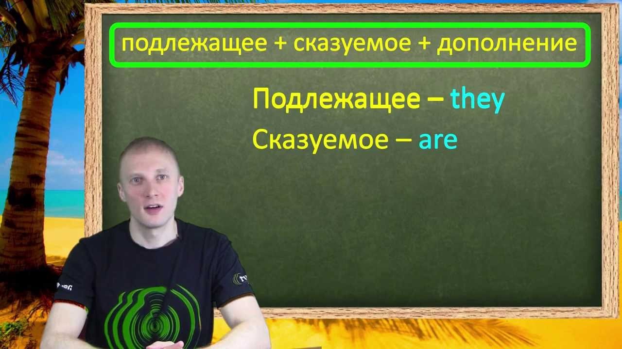 Урок по теме «Утвердительные предложения с глаголом to be»