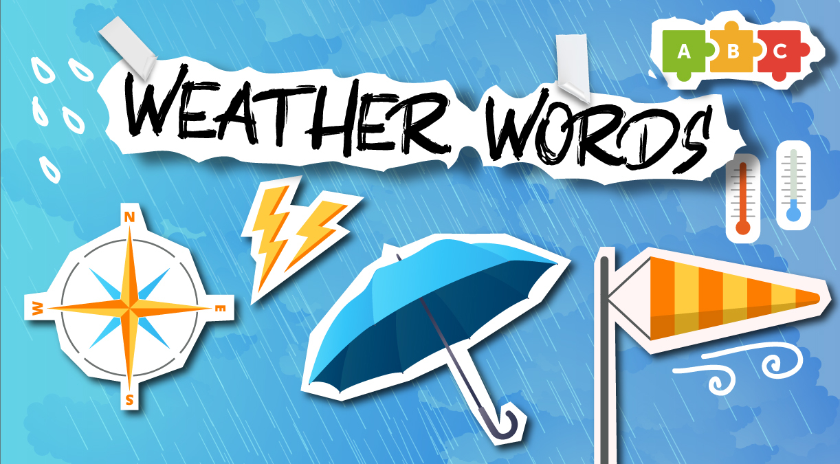 Тест по английскому языку Weather words на Puzzle English